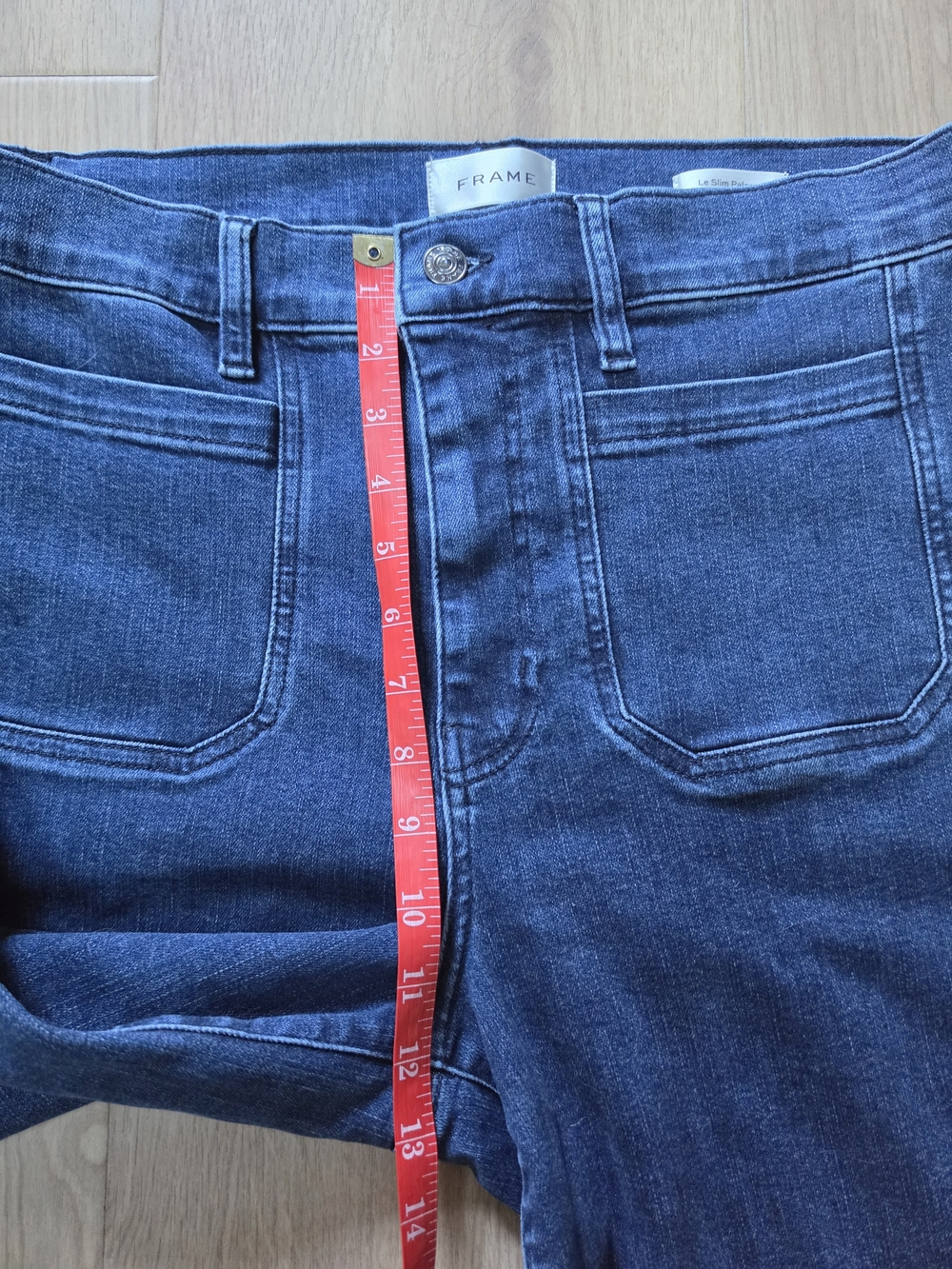 FRAME NWT Le Slim Palazzo High Rise Wide Leg Jeans Size 32 - Picture 6 of 10